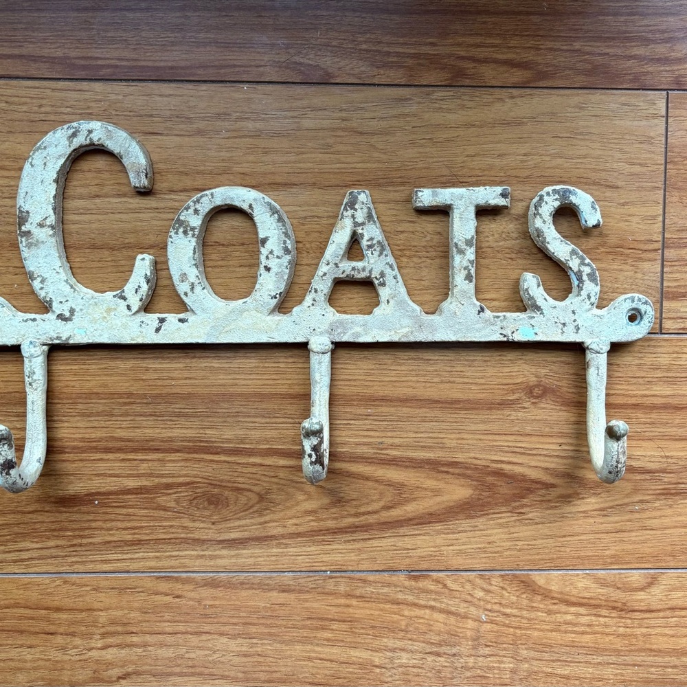Rustic Coat Hook Wall Decor